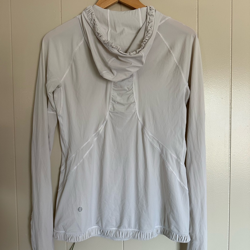 Lululemon Solid White Lightweight Pullover - image 3